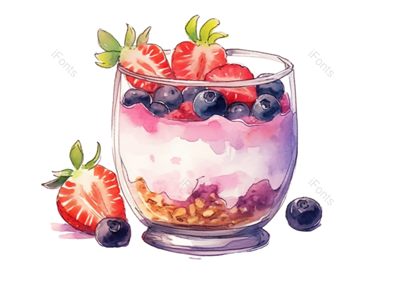 元素图片,夏天元素,水果PNG,冰爽免抠素材